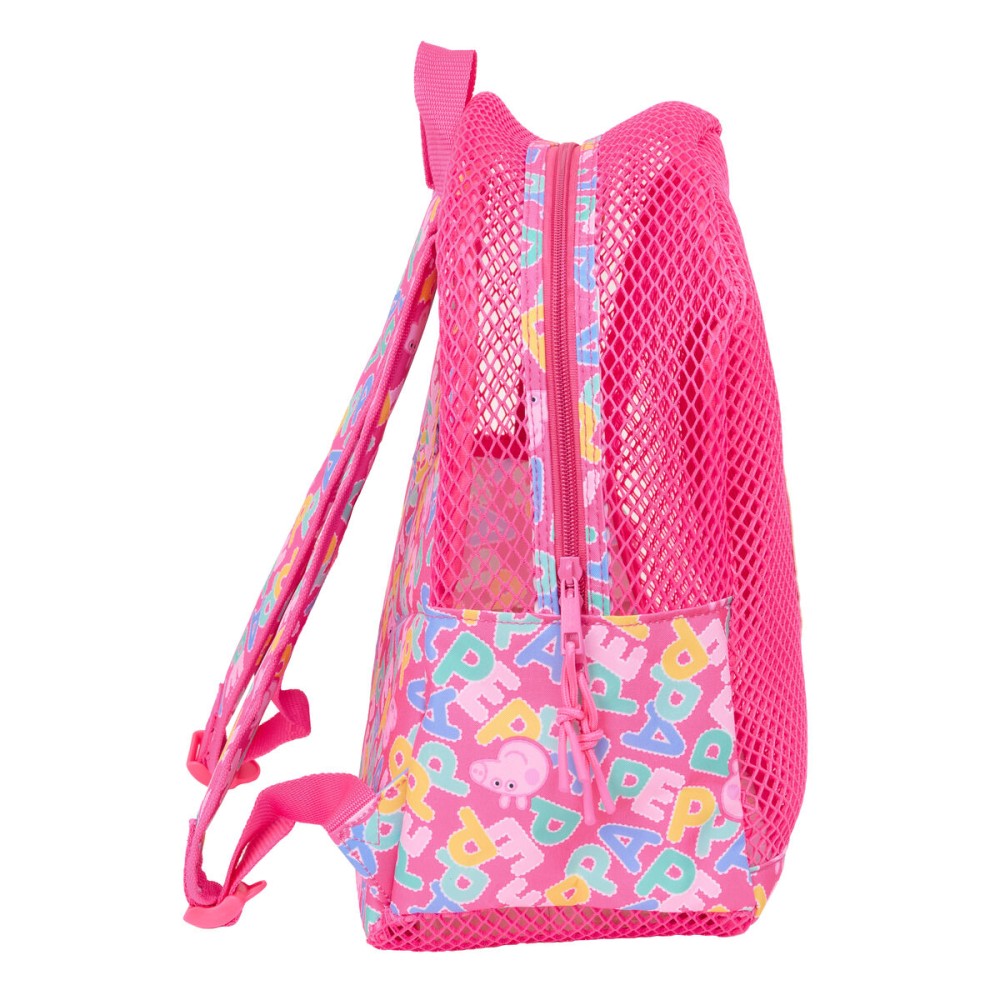 Rucsac pentru plajă Peppa Pig Roz 30,5 x 24 x 18 cm Infantil