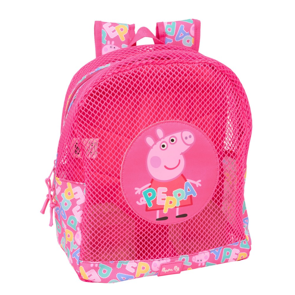 Rucsac pentru plajă Peppa Pig Roz 30,5 x 24 x 18 cm Infantil