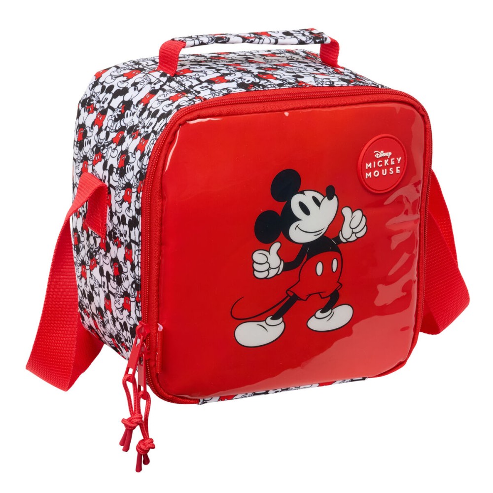 Geantă Termoizolantă pentru Gustări Mickey Mouse Clubhouse Alb Roșu 20 x 20 x 15 cm