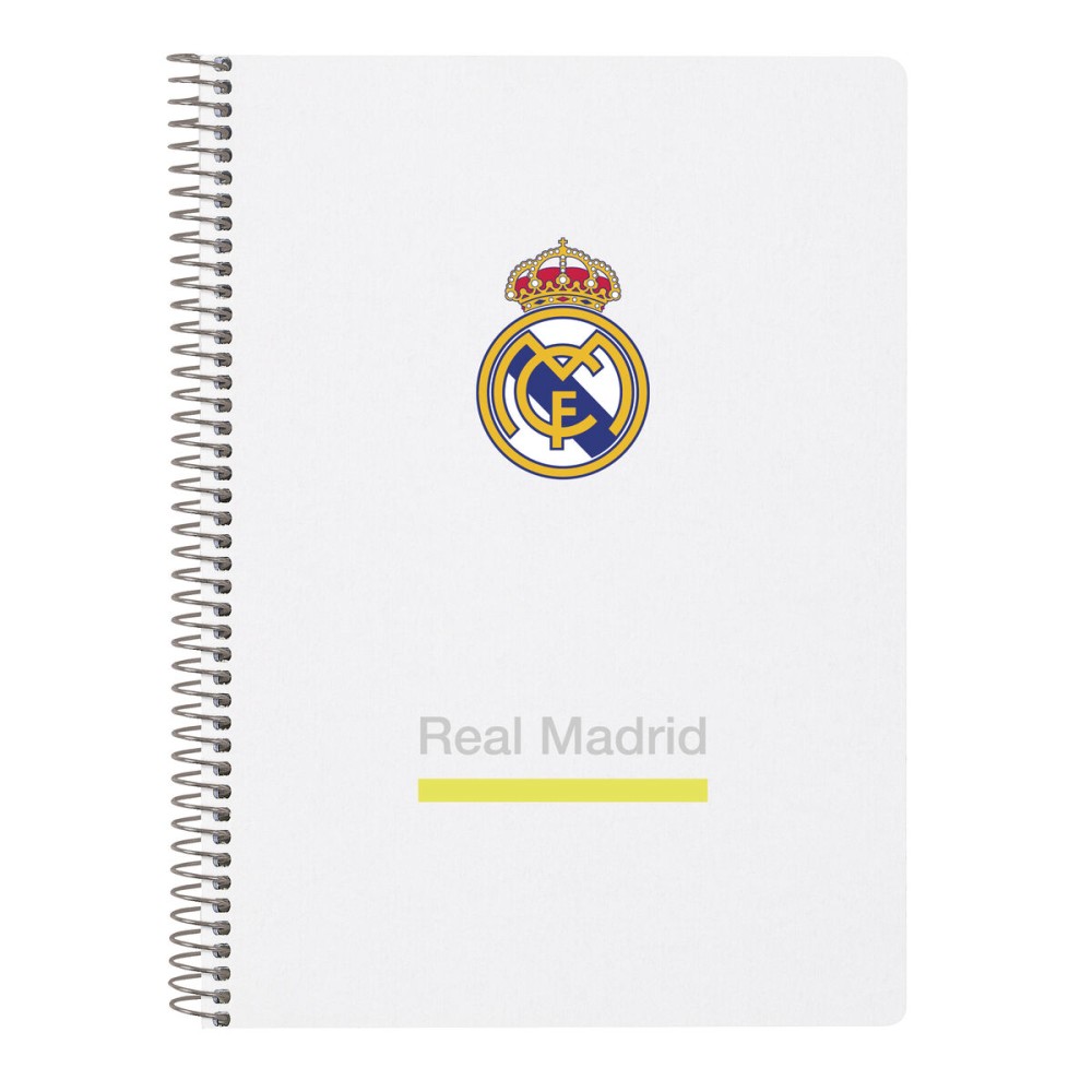 Notebook Real Madrid C.F. Alb A5 80 Frunze