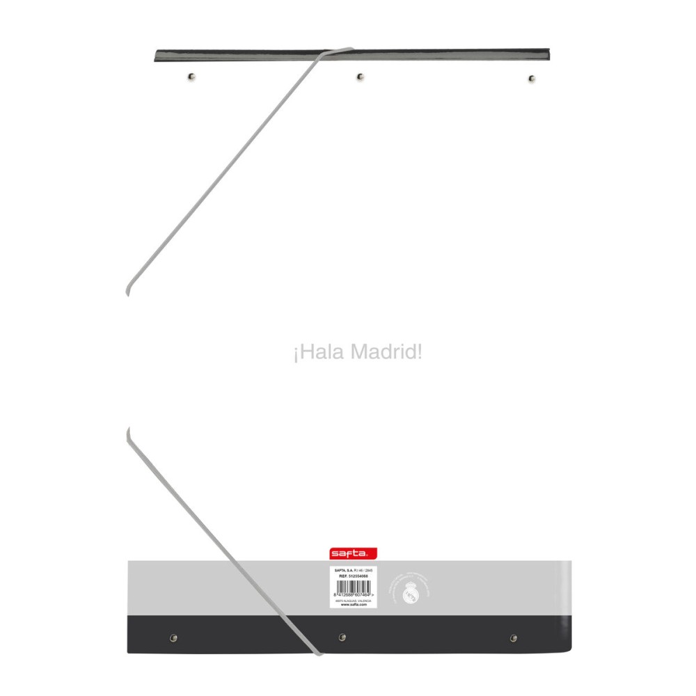 Biblioraft Real Madrid C.F. Alb A4 26 x 33.5 x 2.5 cm