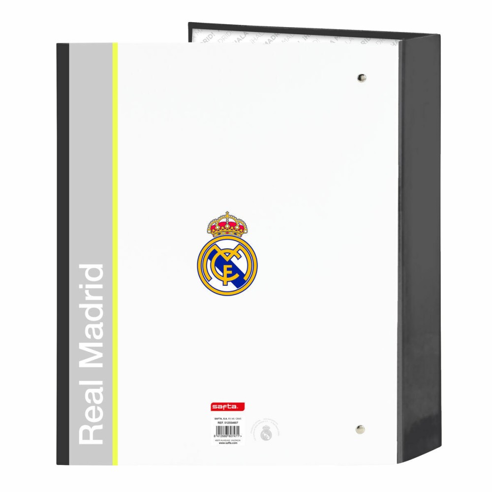 Biblioraft Real Madrid C.F. Alb A4 27 x 33 x 6 cm