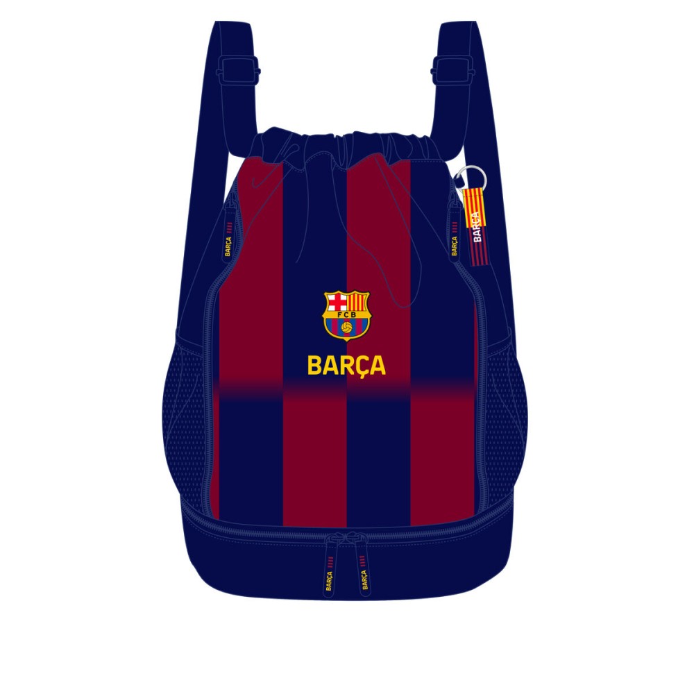Ghiozdan F.C. Barcelona Albastru Castaniu 35 x 40 x 1 cm