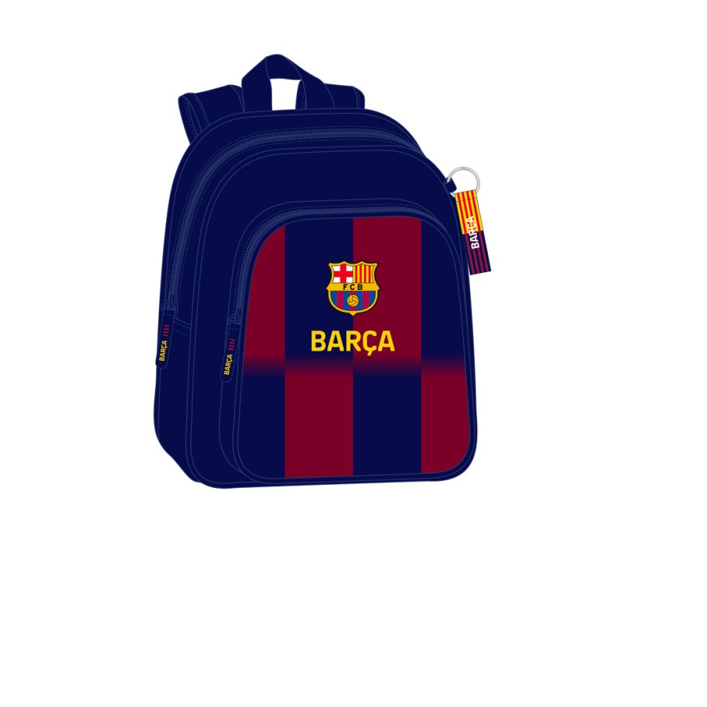 Ghiozdan F.C. Barcelona Albastru Castaniu 27 x 33 x 10 cm