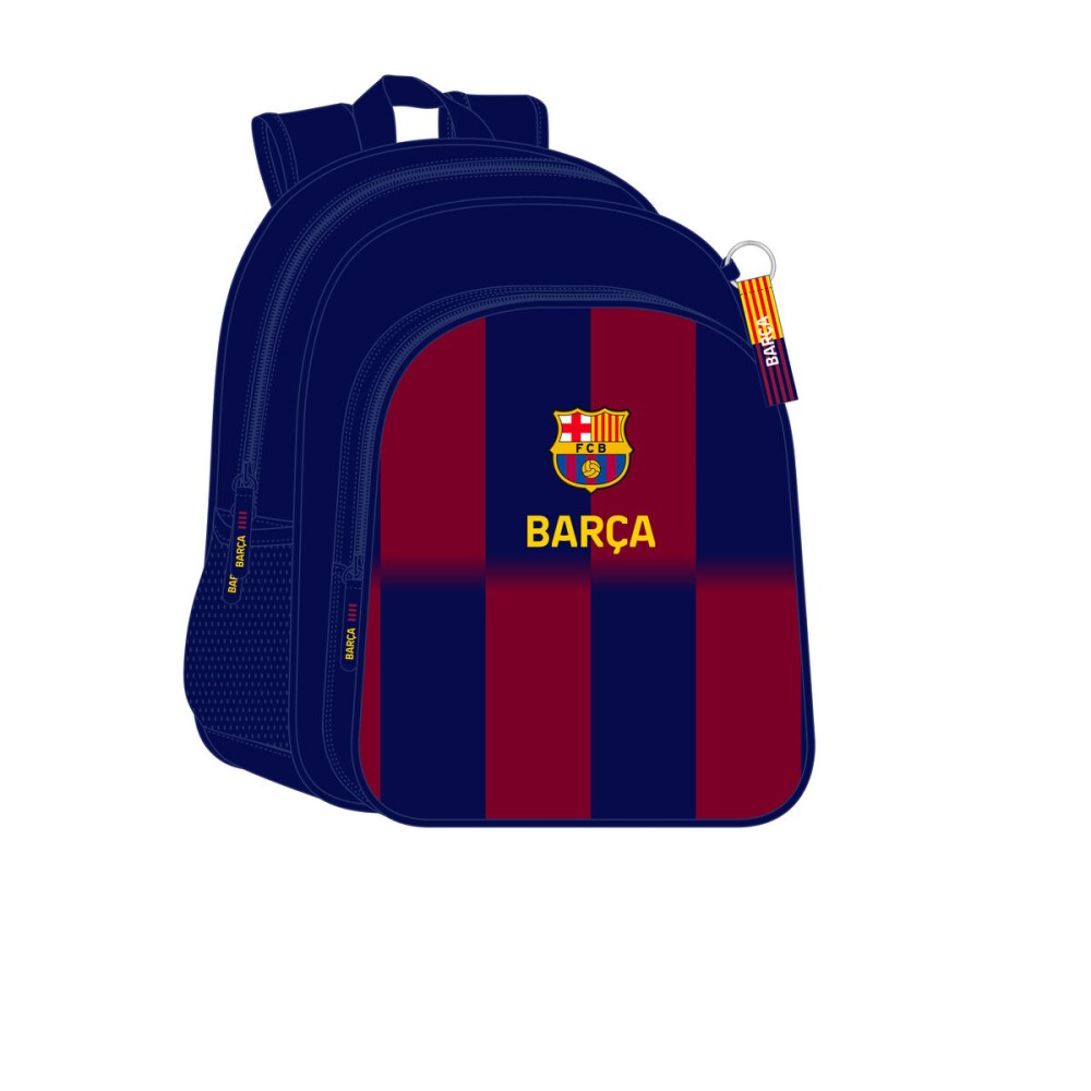 Ghiozdan F.C. Barcelona Albastru Castaniu 32 x 38 x 12 cm