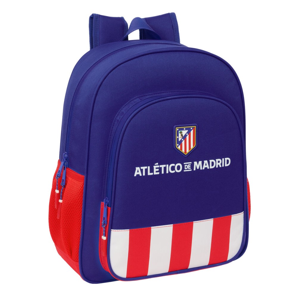 Ghiozdan Atlético Madrid Albastru Alb Roșu 32 x 38 x 12 cm