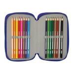 Penar Triplu Atlético Madrid Albastru Alb Roșu 12,5 x 19,5 x 5,5 cm 37 Piese