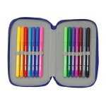 Penar Triplu Atlético Madrid Albastru Alb Roșu 12,5 x 19,5 x 5,5 cm 37 Piese