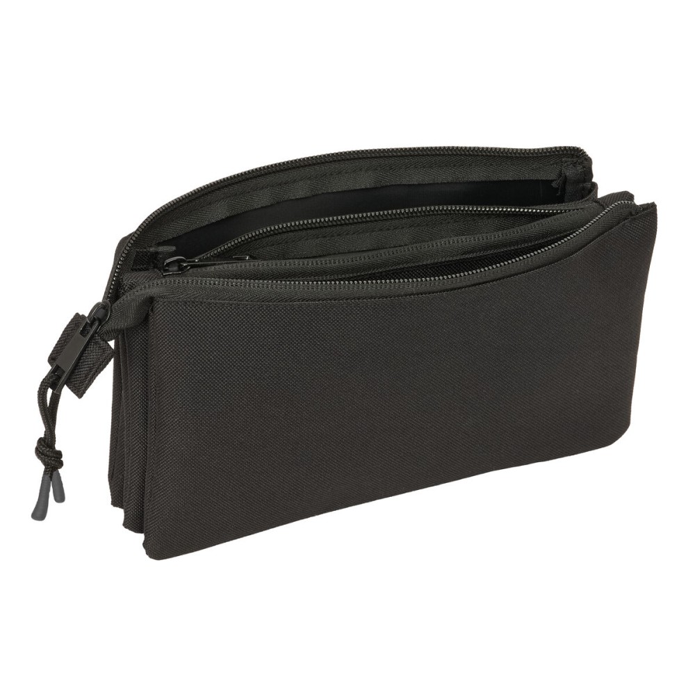 Penar triplu Atlético Madrid Negru 22 x 12 x 3 cm