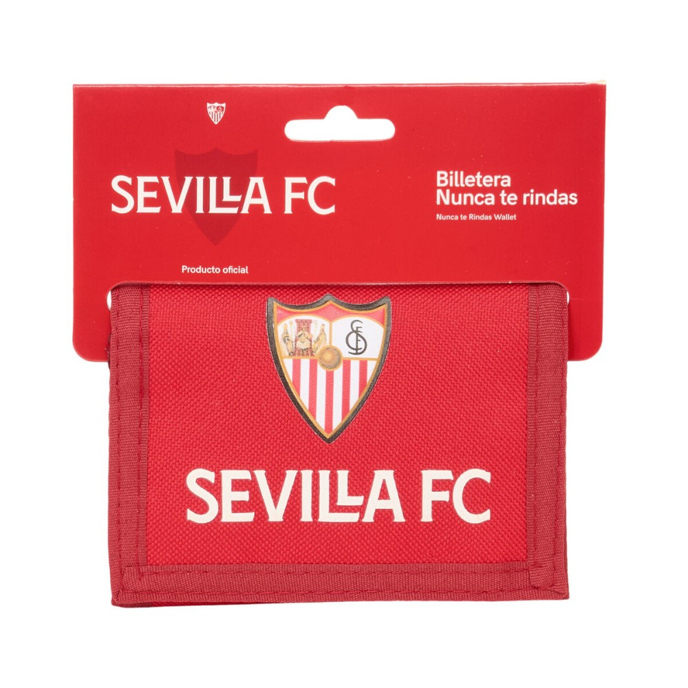 Portmoneu Sevilla Fútbol Club Roșu 12,5 x 9,5 x 1 cm