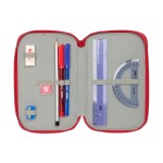 Penar Triplu Sevilla Fútbol Club Roșu 12,5 x 19,5 x 5,5 cm 37 Piese