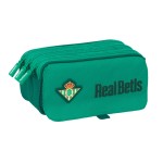 Penar triplu Real Betis Balompié Verde 21,5 x 10 x 8 cm