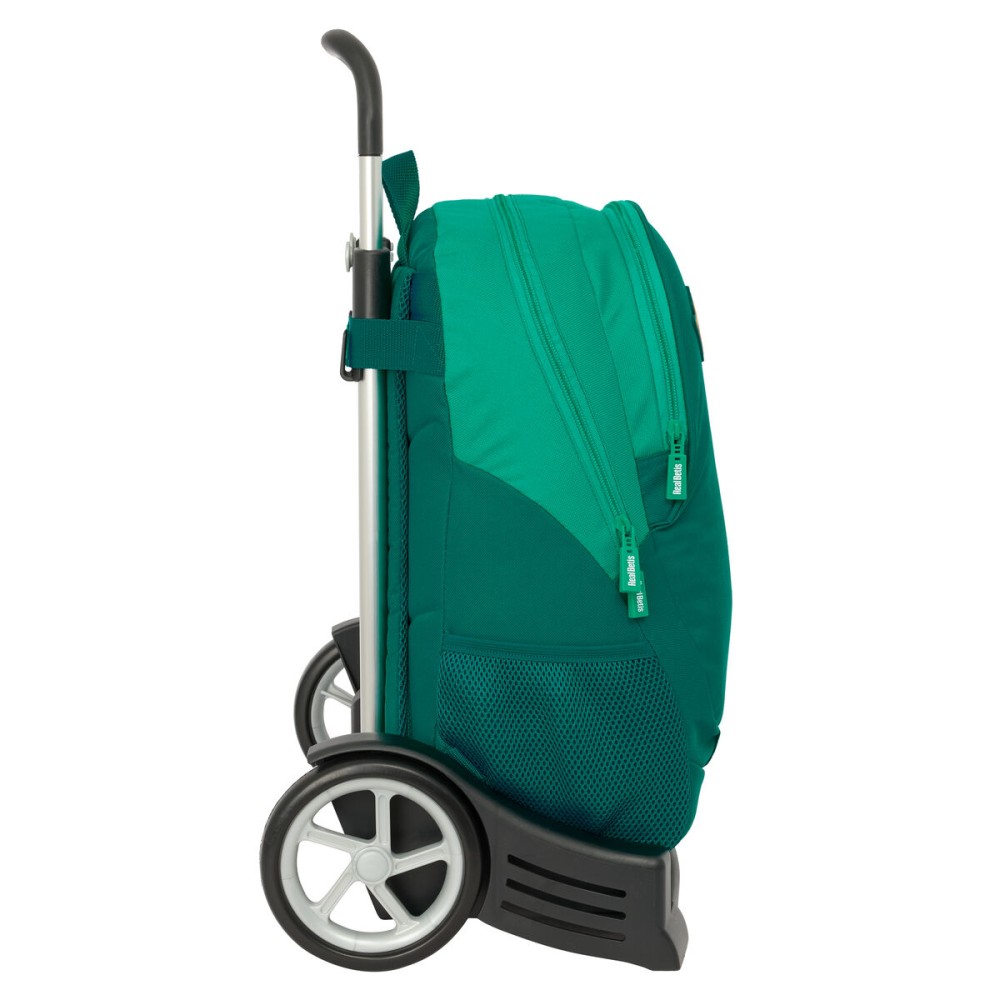 Ghiozdan cu Roți Real Betis Balompié Verde 32 x 43 x 14 cm