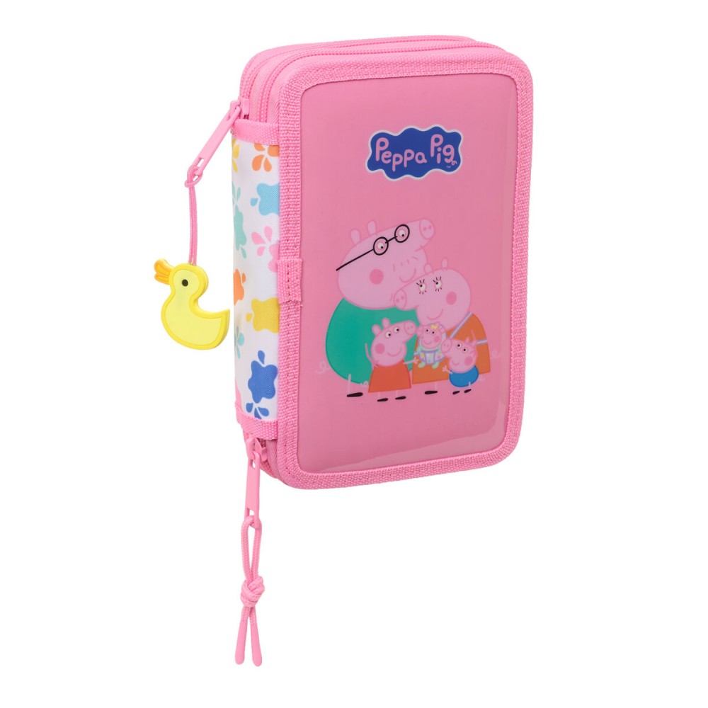 Geantă Universală Peppa Pig Baby pig Multicolor 12.5 x 19.5 x 4 cm 29 Piese