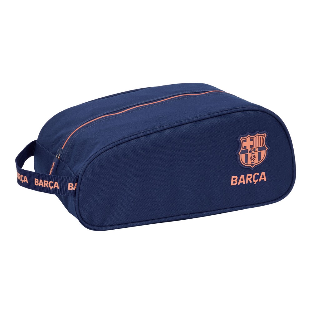 Geantă pentru Încălțăminte de Voiaj F.C. Barcelona Bleumarin 34 x 15 x 18 cm