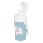 Sticlă de apă Safta Elefante Albastru PVC 500 ml