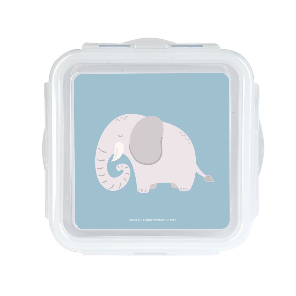 Cutie pentru Prânz Safta Elefante Albastru Infantil