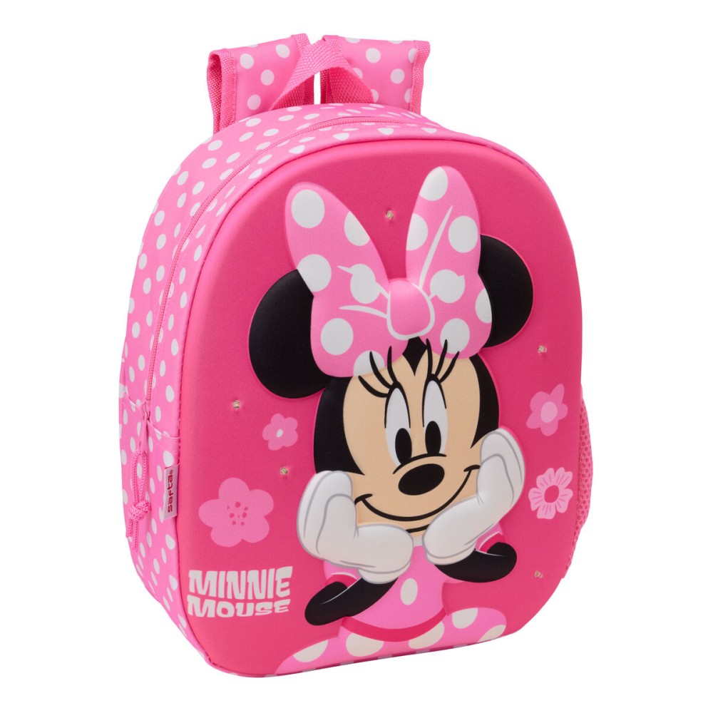 Ghiozdan Minnie Mouse Roz 27 x 33 x 10 cm