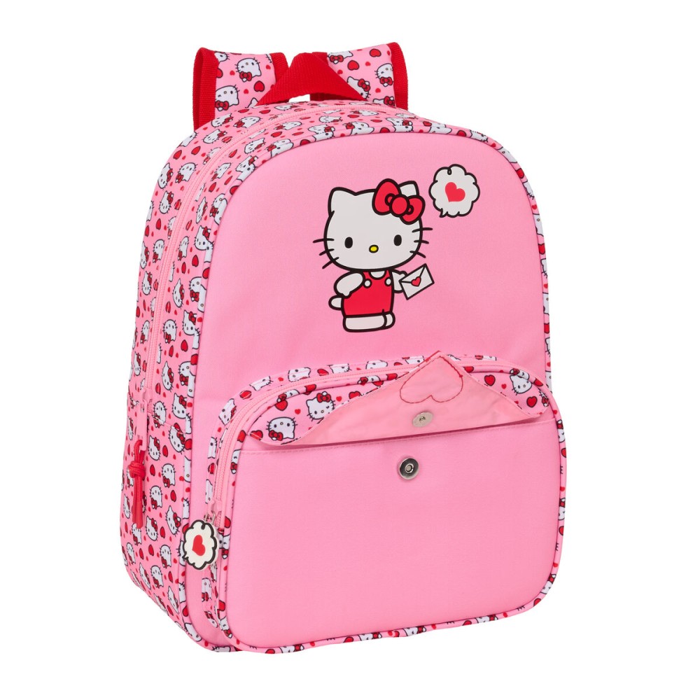 Ghiozdan Hello Kitty Roz 26 x 34 x 11 cm