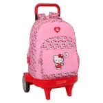 Ghiozdan cu Roți Hello Kitty Roz 33 x 45 x 22 cm