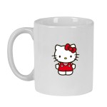 Cană tip Halbă Hello Kitty Roz 350 ml
