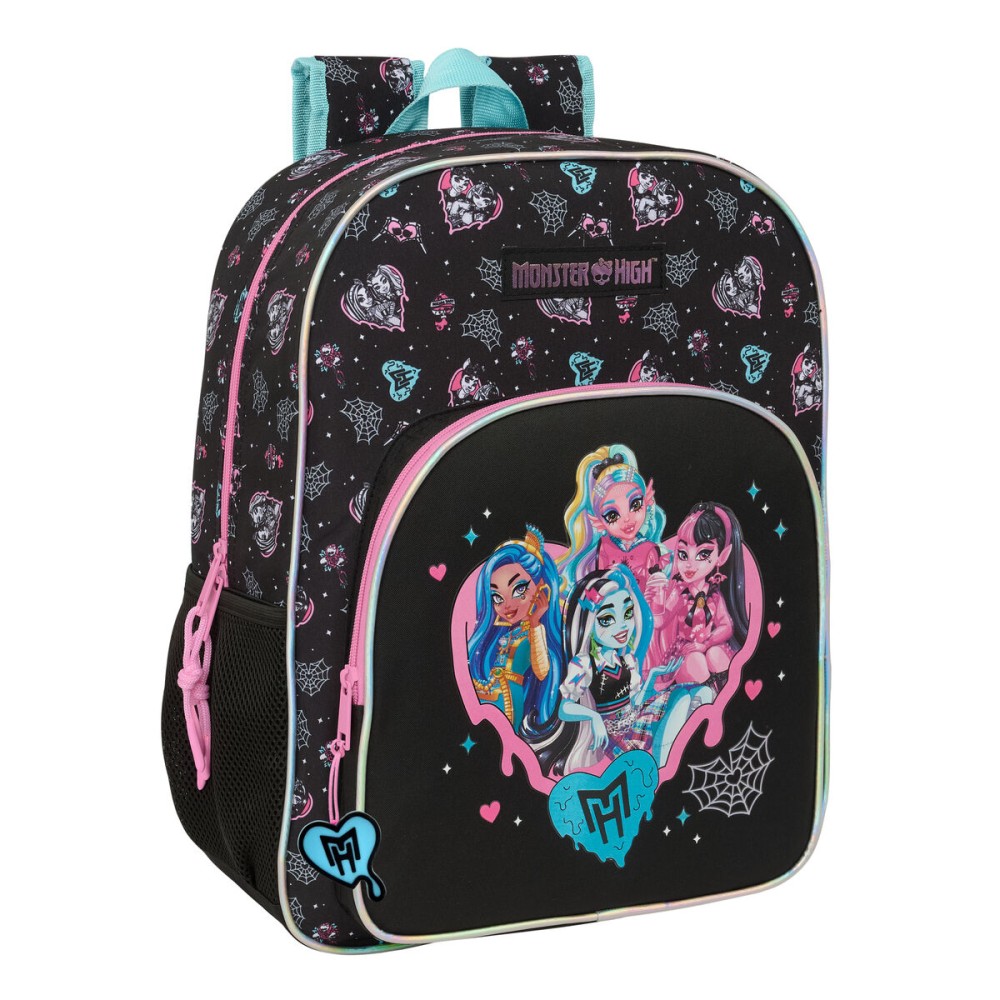 Ghiozdan Monster High Negru 33 x 42 x 14 cm