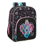 Ghiozdan Monster High Negru 33 x 42 x 14 cm