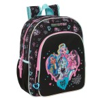 Ghiozdan Monster High Negru 32 x 38 x 12 cm
