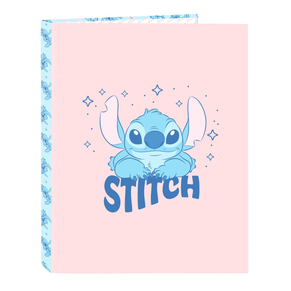 Biblioraft Lilo & Stitch Ohana Albastru Roz deschis A4 26.5 x 33 x 4 cm