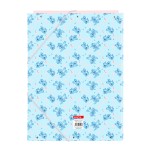 Biblioraft Lilo & Stitch Ohana Albastru Roz deschis A4 26 x 33.5 x 2.5 cm