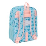 Ghiozdan Lilo & Stitch Ohana Albastru deschis Roz deschis 26 x 34 x 11 cm