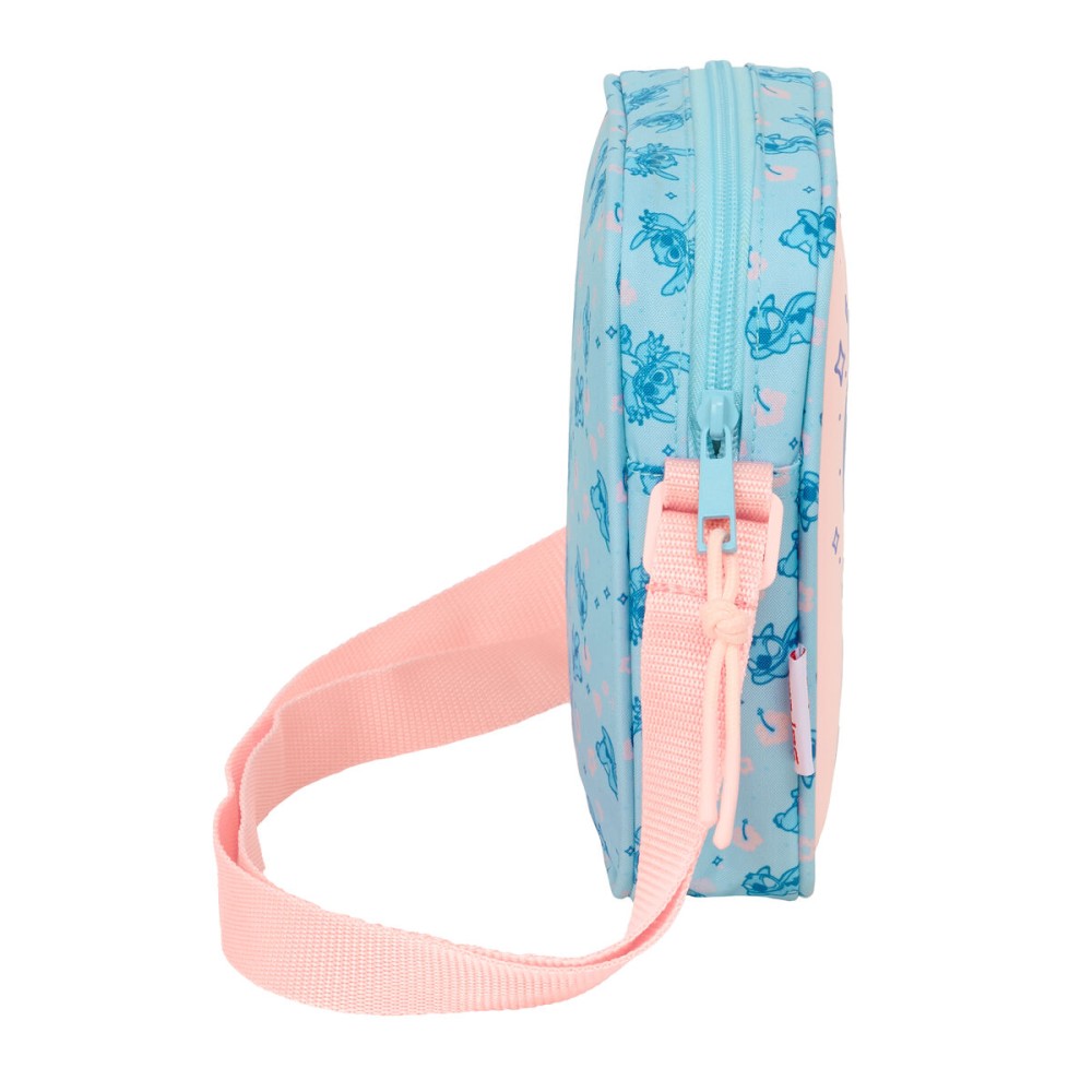 Geantă Bandulieră Lilo & Stitch Ohana Albastru 16 x 18 x 4 cm