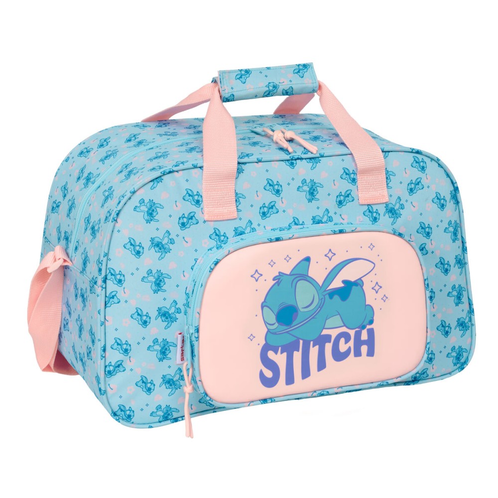 Geantă de Sport Lilo & Stitch Ohana Albastru deschis 40 x 24 x 23 cm