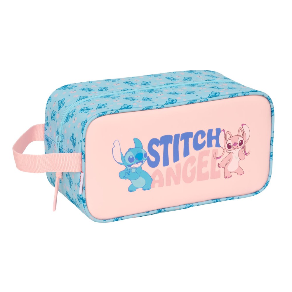 Geantă Universală Lilo & Stitch Ohana Albastru deschis Roz deschis 29 x 15 x 14 cm