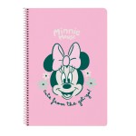 Biblioraft Minnie Mouse Minty Roz A4 21.5 x 31 x 1 cm