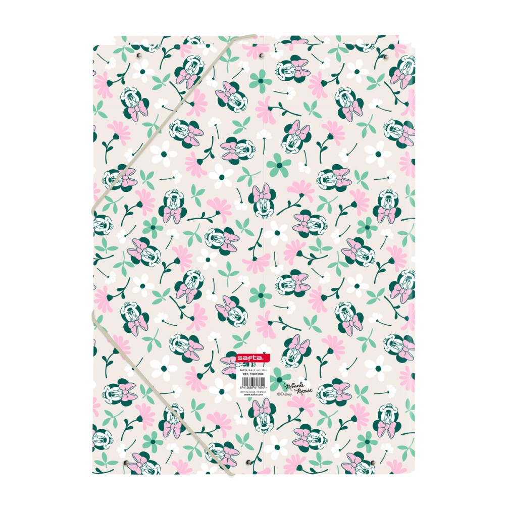 Biblioraft Minnie Mouse Minty Roz A4 26 x 33.5 x 2.5 cm