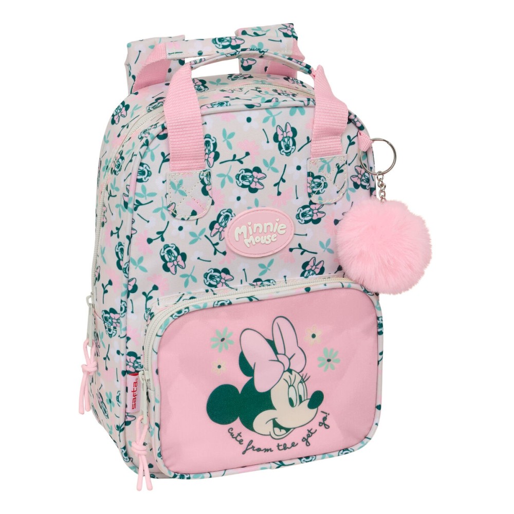 Ghiozdan Minnie Mouse Minty Roz 20 x 28 x 8 cm