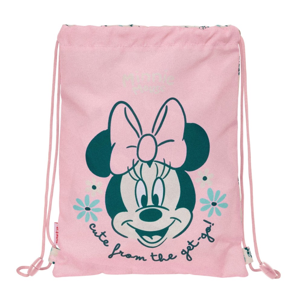 Geantă Rucsac cu Bretele Minnie Mouse Minty Roz 26 x 34 x 1 cm