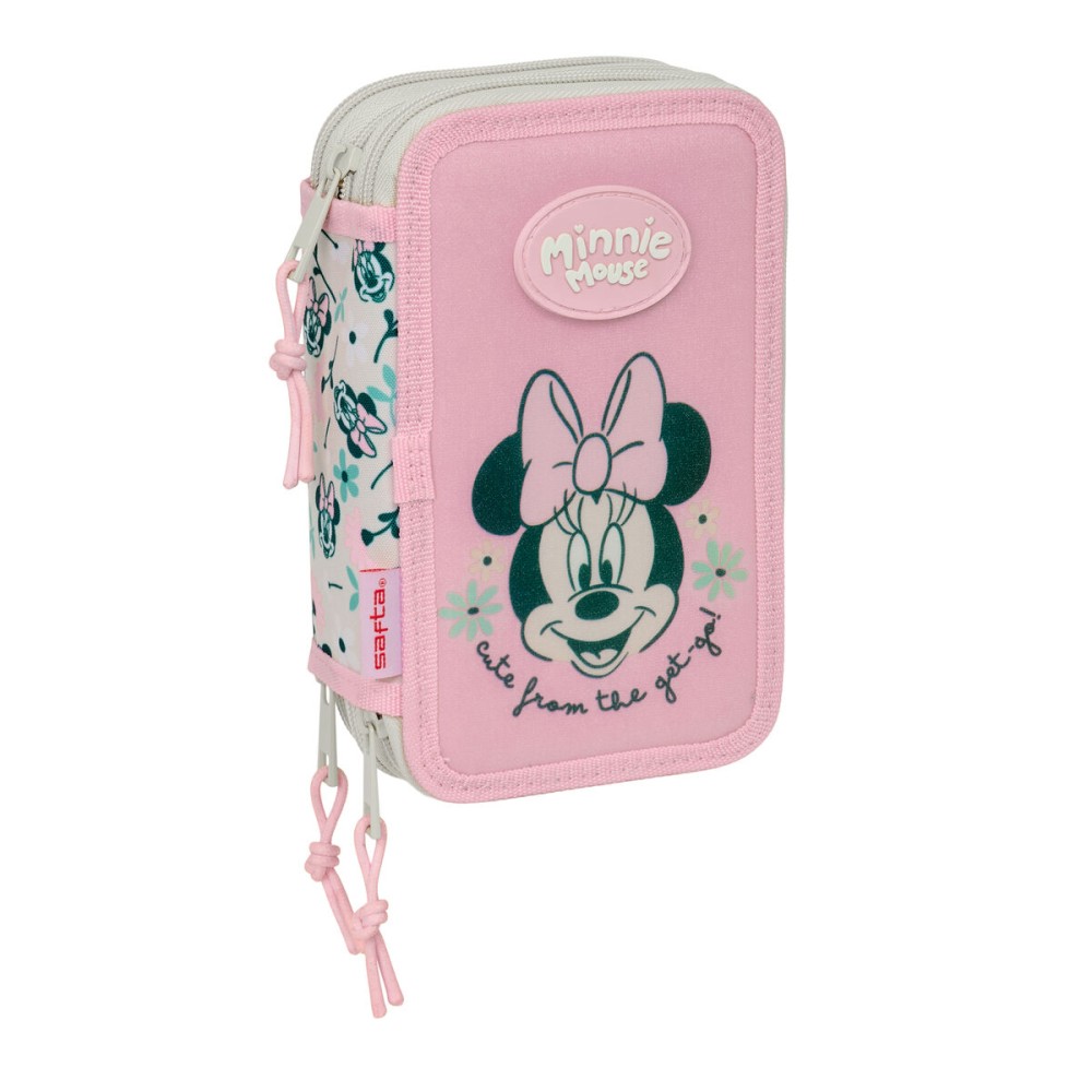 Geantă Universală Minnie Mouse Minty Roz 12,5 x 19,5 x 5,5 cm 37 Piese