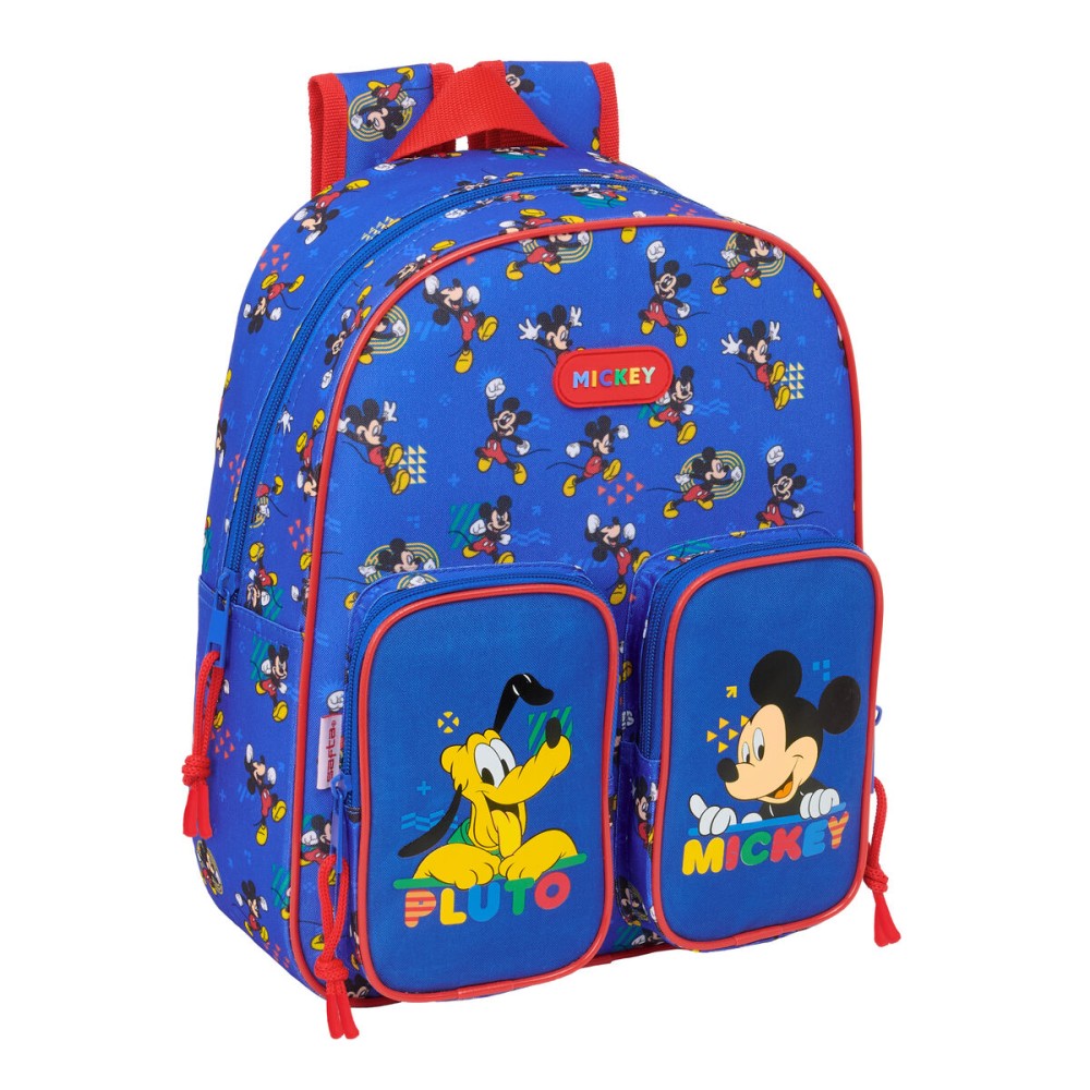 Ghiozdan Mickey Mouse Clubhouse Today Albastru 28 x 34 x 10 cm