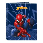 Biblioraft Spider-Man Albastru A4 26.5 x 33 x 4 cm
