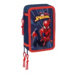 Geantă Universală Spider-Man Albastru 12,5 x 19,5 x 5,5 cm 37 Piese
