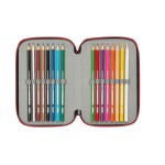 Geantă Universală Spider-Man Negru 12,5 x 19,5 x 5,5 cm 37 Piese