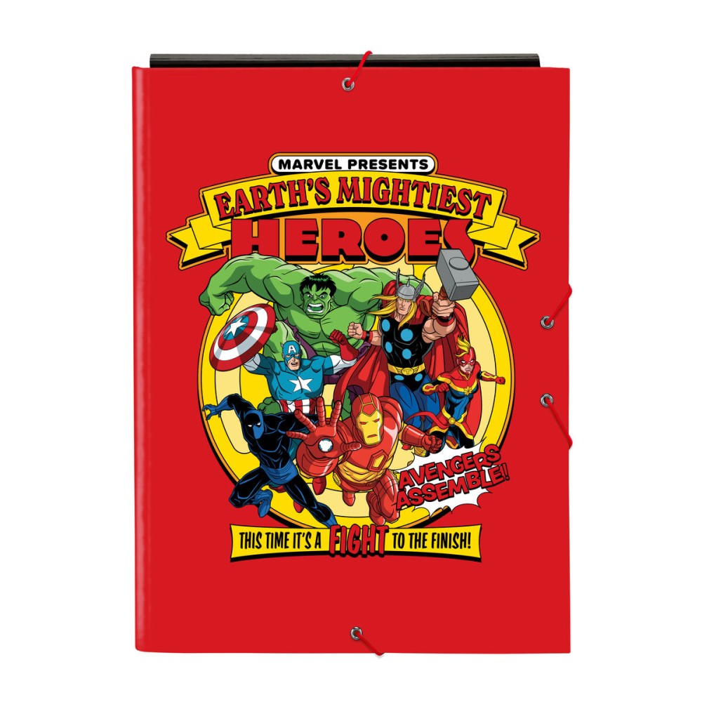 Biblioraft The Avengers Albastru Negru A4 26 x 33.5 x 2.5 cm