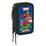 Geantă Universală The Avengers Albastru Negru 12,5 x 19,5 x 5,5 cm 37 Piese