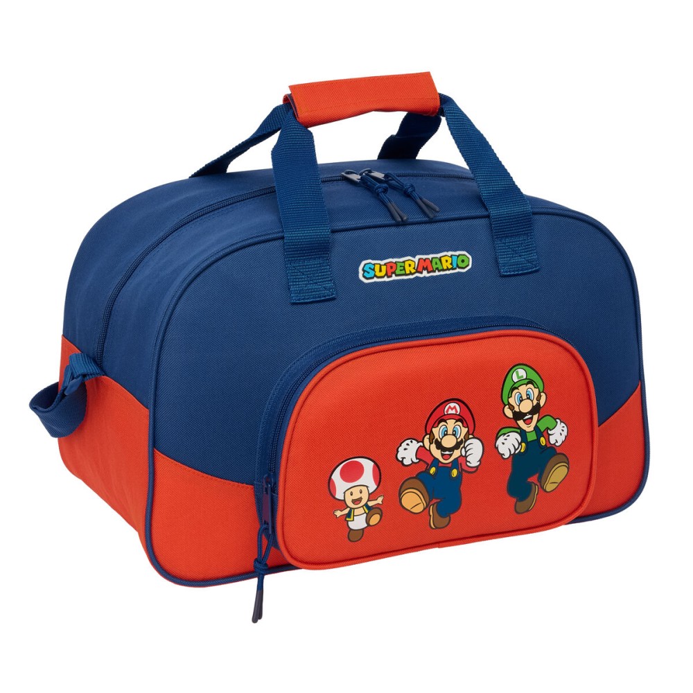 Geantă de Sport Super Mario Mamma mia Roșu Bleumarin 40 x 24 x 23 cm