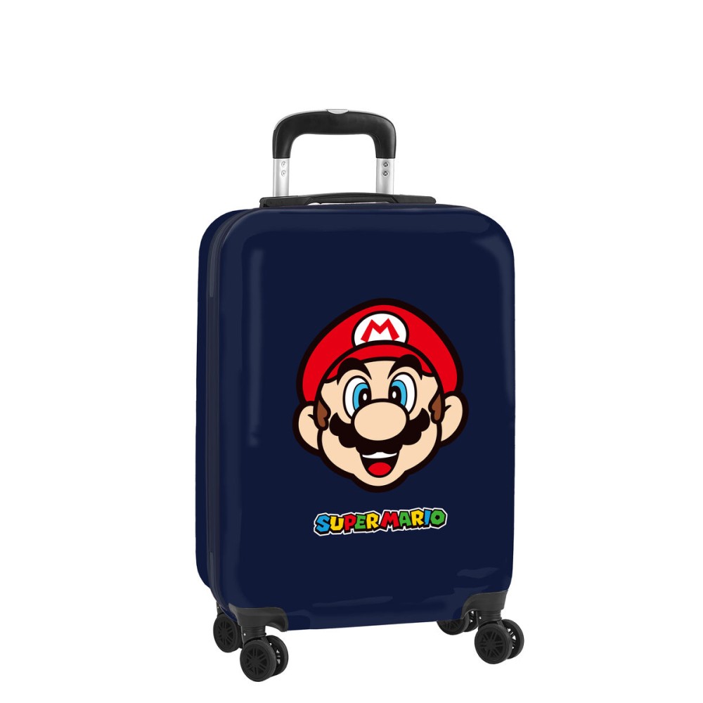 Valiză de cabină Super Mario super mario Roșu Bleumarin 20'' 20 L 34,5 x 55 x 20 cm