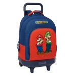 Ghiozdan Super Mario Mamma mia Roșu Bleumarin 33 x 45 x 22 cm