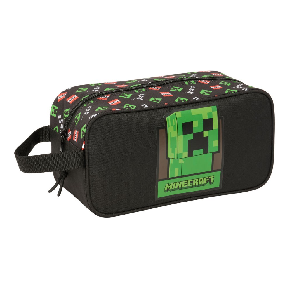 Geantă pentru Încălțăminte de Voiaj Minecraft Negru 29 x 15 x 14 cm