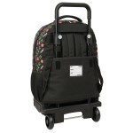 Ghiozdan cu Roți Minecraft Negru 33 x 45 x 22 cm